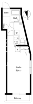 プロスパー小石川 202 間取り図