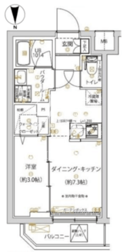 アーバンパーク千川 101 間取り図
