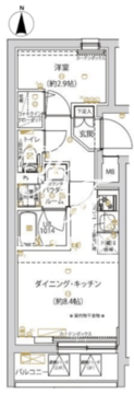 アーバンパーク千川 307 間取り図
