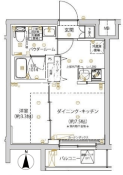 アーバンパーク千川 308 間取り図