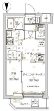 アーバンパーク千川 401 間取り図