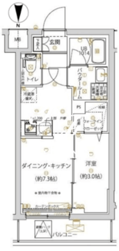 アーバンパーク千川 402 間取り図