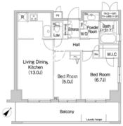 コンフォリア田町 301 間取り図