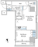 ベルファース芝浦タワー 904 間取り図
