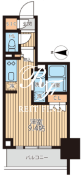 クロスレジデンス蒲田2 904 間取り図