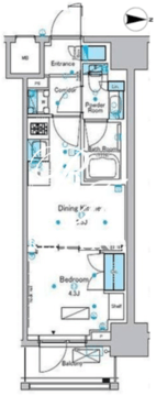 ルフォンプログレ浅草入谷 1102 間取り図