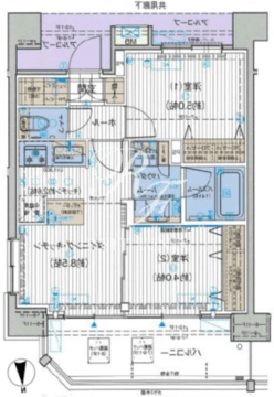 オーキッドレジデンス森下 806 間取り図