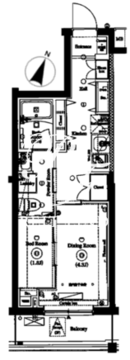 アークマーク三軒茶屋 302 間取り図