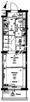 アークマーク三軒茶屋 203 間取り図