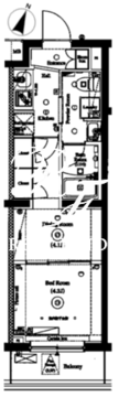 アークマーク三軒茶屋 502 間取り図