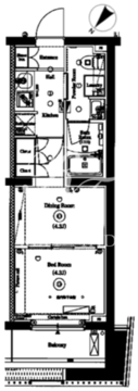 アークマーク三軒茶屋 105 間取り図