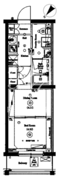 アークマーク三軒茶屋 306 間取り図
