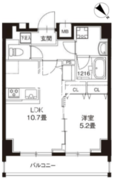 LUNIQ錦糸町 602 間取り図