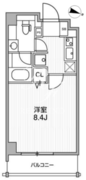 レオーネ錦糸町2 605 間取り図