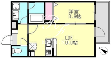 クレストレジデンス品川 A-202 間取り図