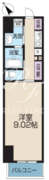 レピュア王子本町 601 間取り図