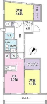 コンフォリア麻布台 502 間取り図