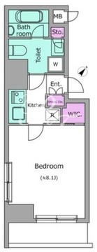 オルタナ銀座 401 間取り図