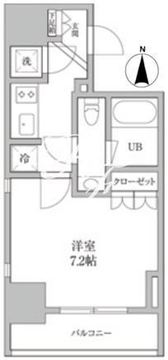 KDXレジデンス神田 302 間取り図