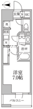 レジディア新御徒町2 509 間取り図