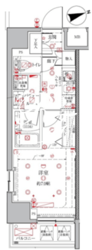 クレイシアIDZ三田 1003 間取り図