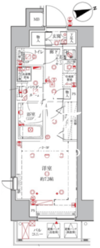クレイシアIDZ三田 604 間取り図