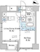 ベルファース目黒 703 間取り図
