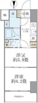 フェリーチェ錦糸町 202 間取り図