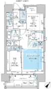 ディームス渋谷本町 907 間取り図