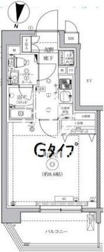 リアレスト池袋 407 間取り図