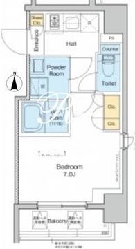 プラウドフラット浅草ディアージュ 501 間取り図