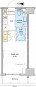 プラウドフラット浅草ディアージュ 204 間取り図