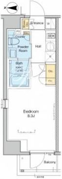 プラウドフラット浅草ディアージュ 205 間取り図