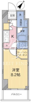 モディア幡ヶ谷 1304 間取り図