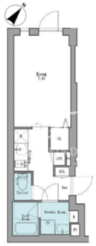 リーガランド武蔵小山 201 間取り図