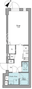 リーガランド武蔵小山 303 間取り図