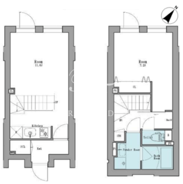 リーガランド武蔵小山 402 間取り図