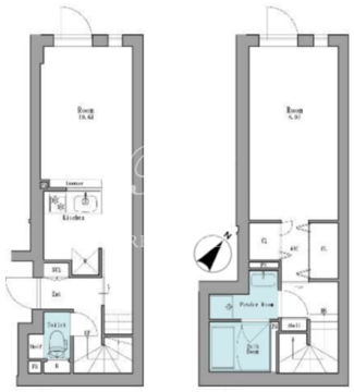 リーガランド武蔵小山 403 間取り図