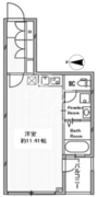 白金高輪レジデンス 203 間取り図