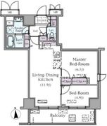 パークアクシス元浅草ステージ 203 間取り図