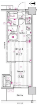 ガーラ・グランディ大森西 212 間取り図