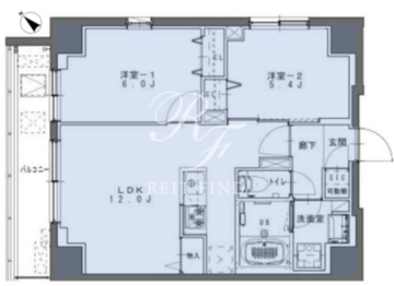 グランパセオ日本橋箱崎町 601 間取り図