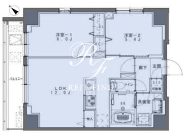 グランパセオ日本橋箱崎町 701 間取り図