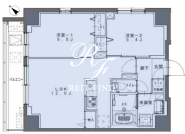 グランパセオ日本橋箱崎町 901 間取り図