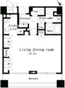 パークアクシス南麻布 305 間取り図