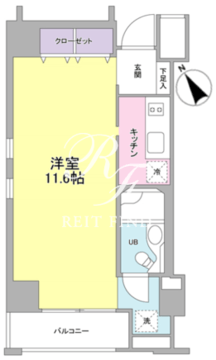 KDXレジデンス日本橋人形町 801 間取り図