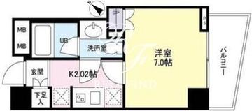 日本橋ミスモ 504 間取り図