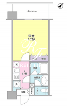 プロスペクト東雲橋 413 間取り図