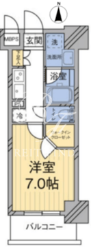 モディア代々木レジデンス 207 間取り図