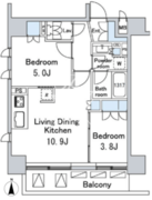 ルジェンテ・バリュ上野 402 間取り図